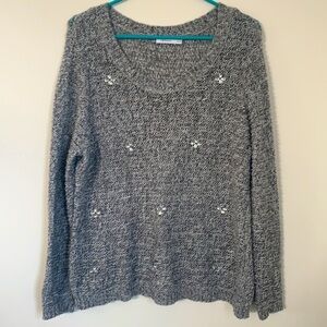 REITMANS GREY KNITTED PULLOVER SWEATER WOMEN S.XL